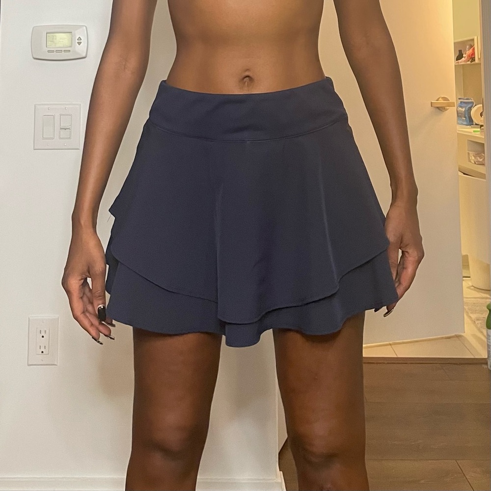 Navy Blue Athletic Skirt